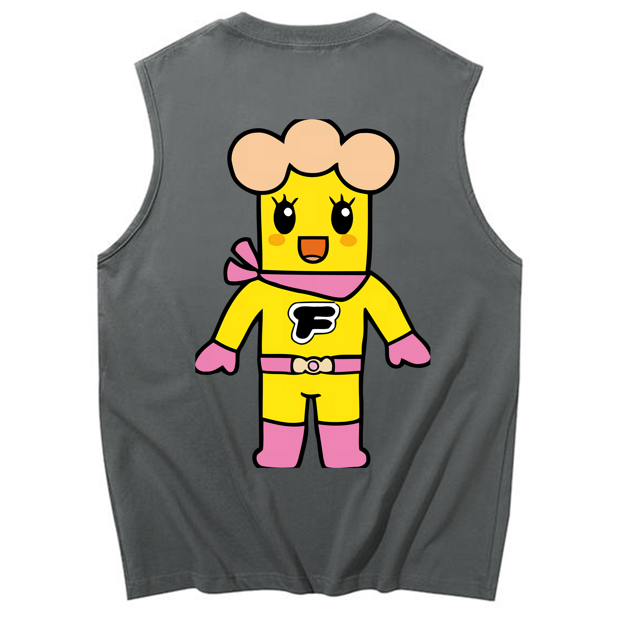 （画像用） アンパンマン Anpanman コットン100％タンクトップ（背面プリント）